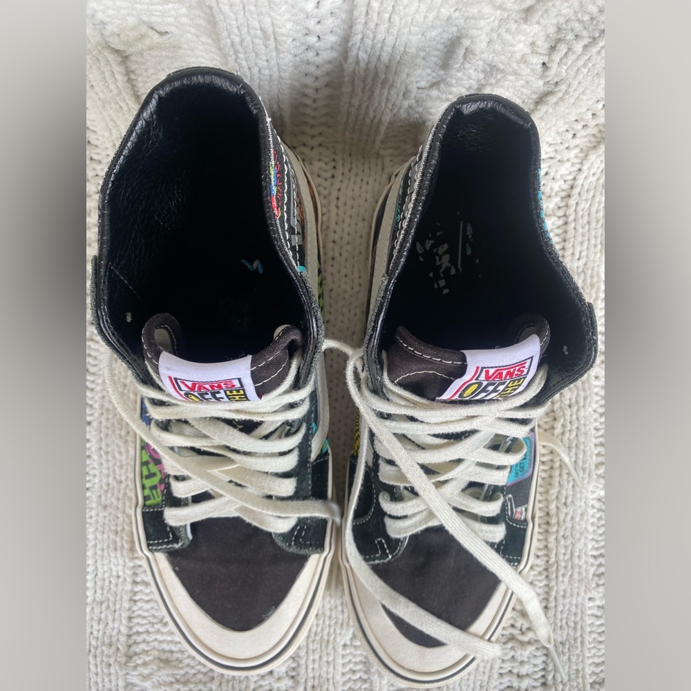 Vans Sk8-Hi 138 Decon V66 Black US Mens 9.5 Womens 11 Retro High Top Ska… - Picture 7 of 10